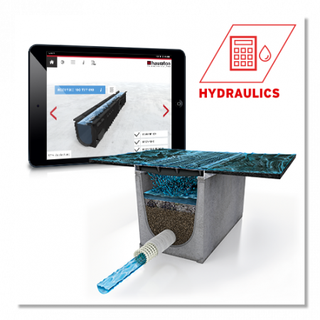 Hydraulic calculation for drainage systems